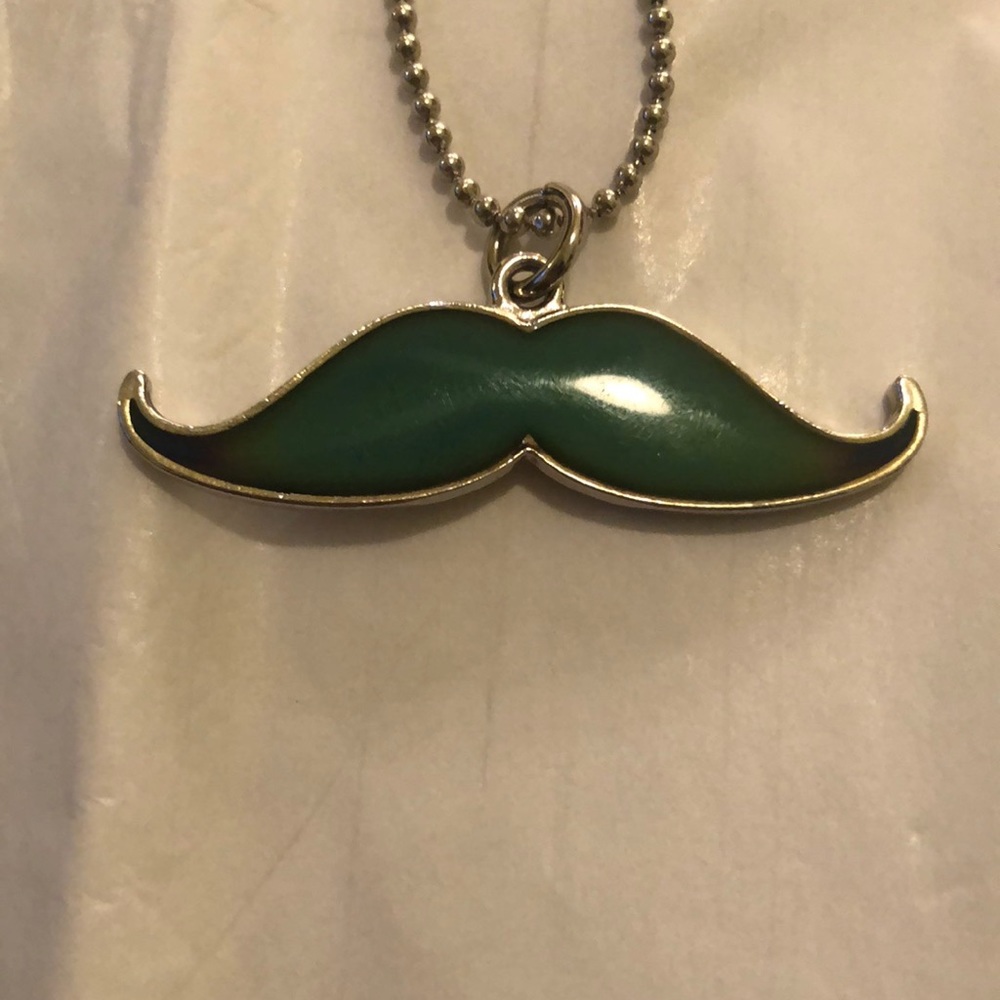 Mustache Mood Necklace